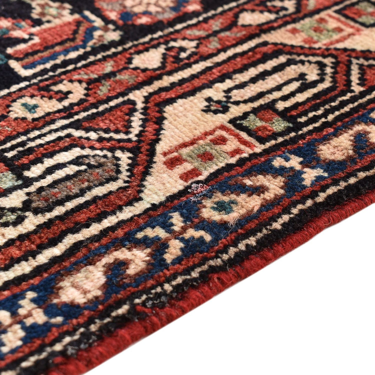 Alfombra de pasillo Alfombra persa - Nómada - 213 x 110 cm - beige oscuro