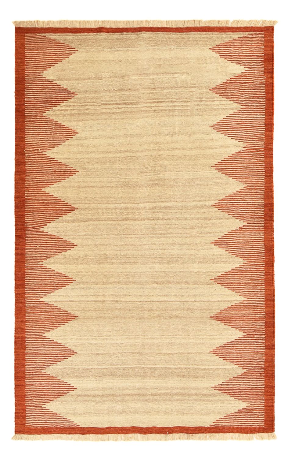 Alfombra Kelim - Tendencia - 242 x 155 cm - beige
