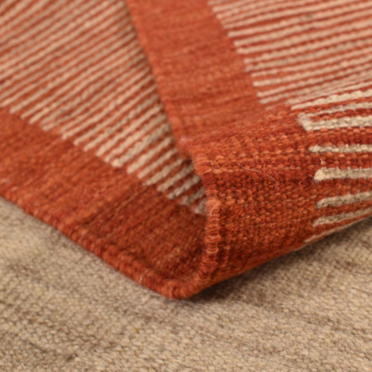 Alfombra Kelim - Tendencia - 242 x 155 cm - beige