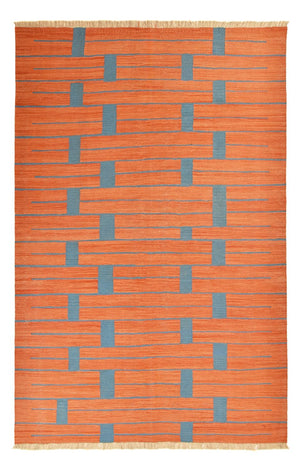 Alfombra Kelim - Tendencia - 293 x 192 cm - multicolor