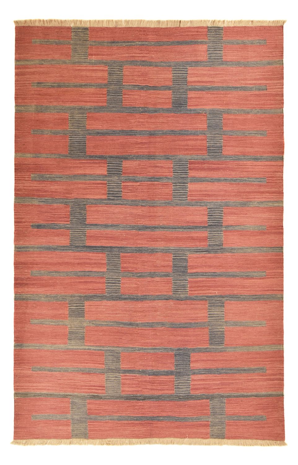 Alfombra Kelim - Tendencia - 292 x 191 cm - multicolor