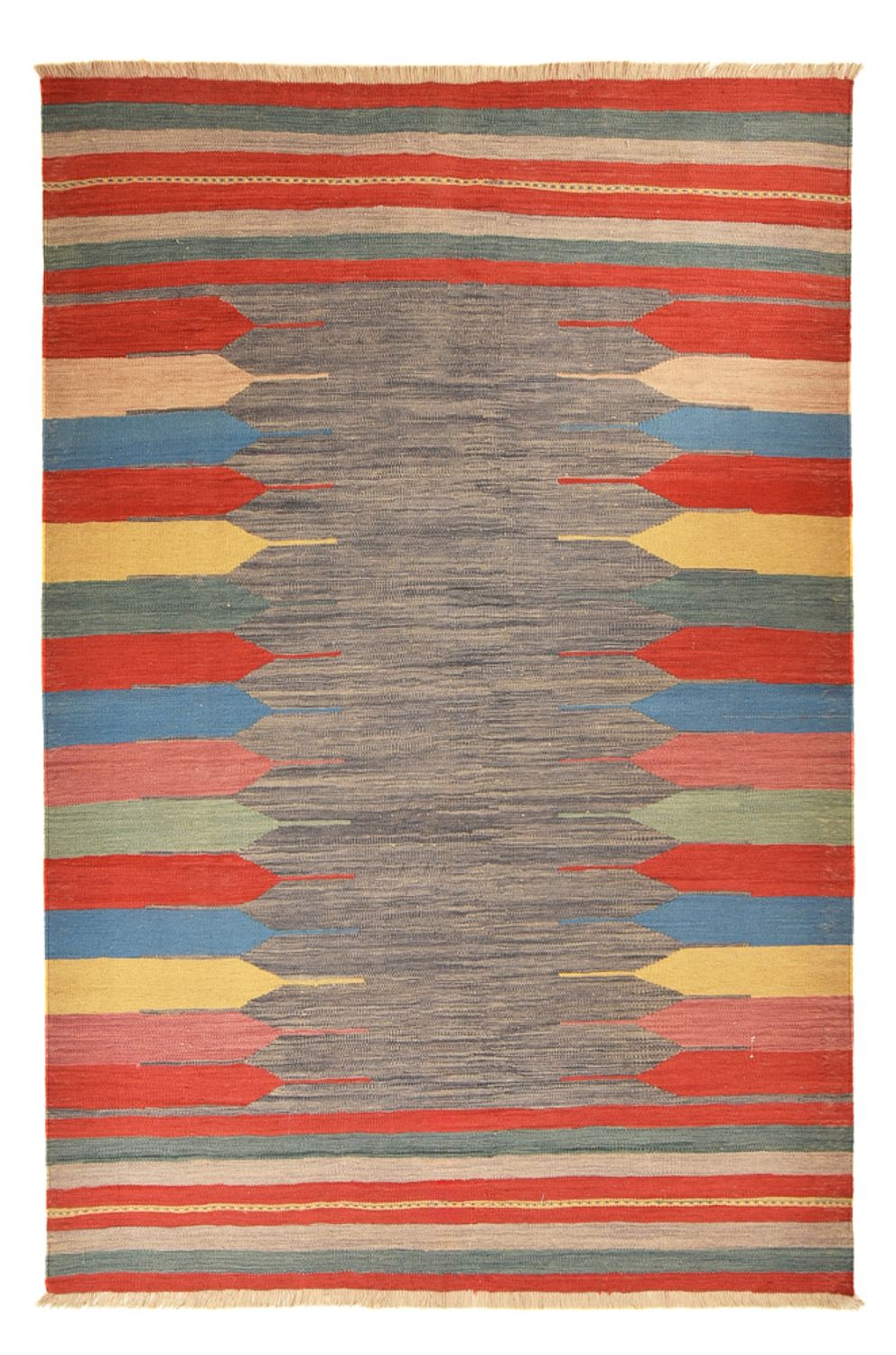 Alfombra Kelim - Tendencia - 288 x 192 cm - multicolor