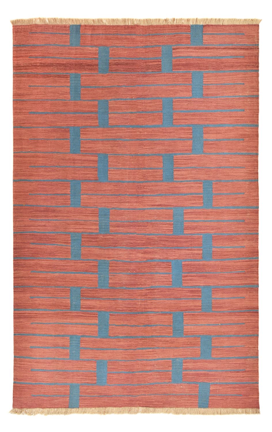 Alfombra Kelim - Tendencia - 294 x 193 cm - multicolor