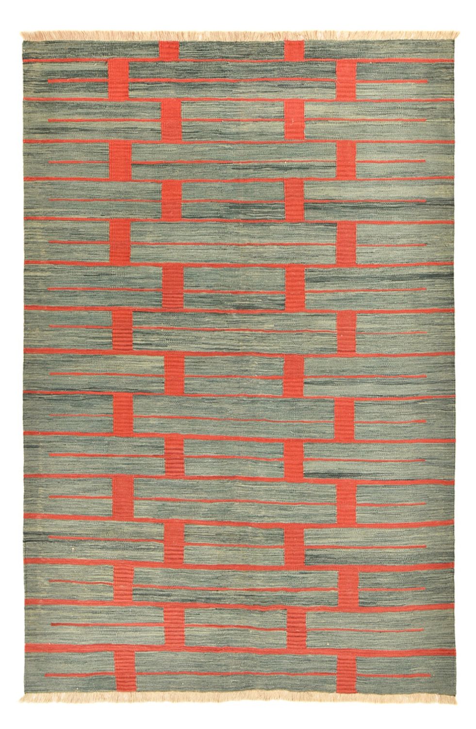 Alfombra Kelim - Tendencia - 291 x 193 cm - multicolor