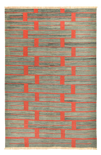 Alfombra Kelim - Tendencia - 291 x 193 cm - multicolor