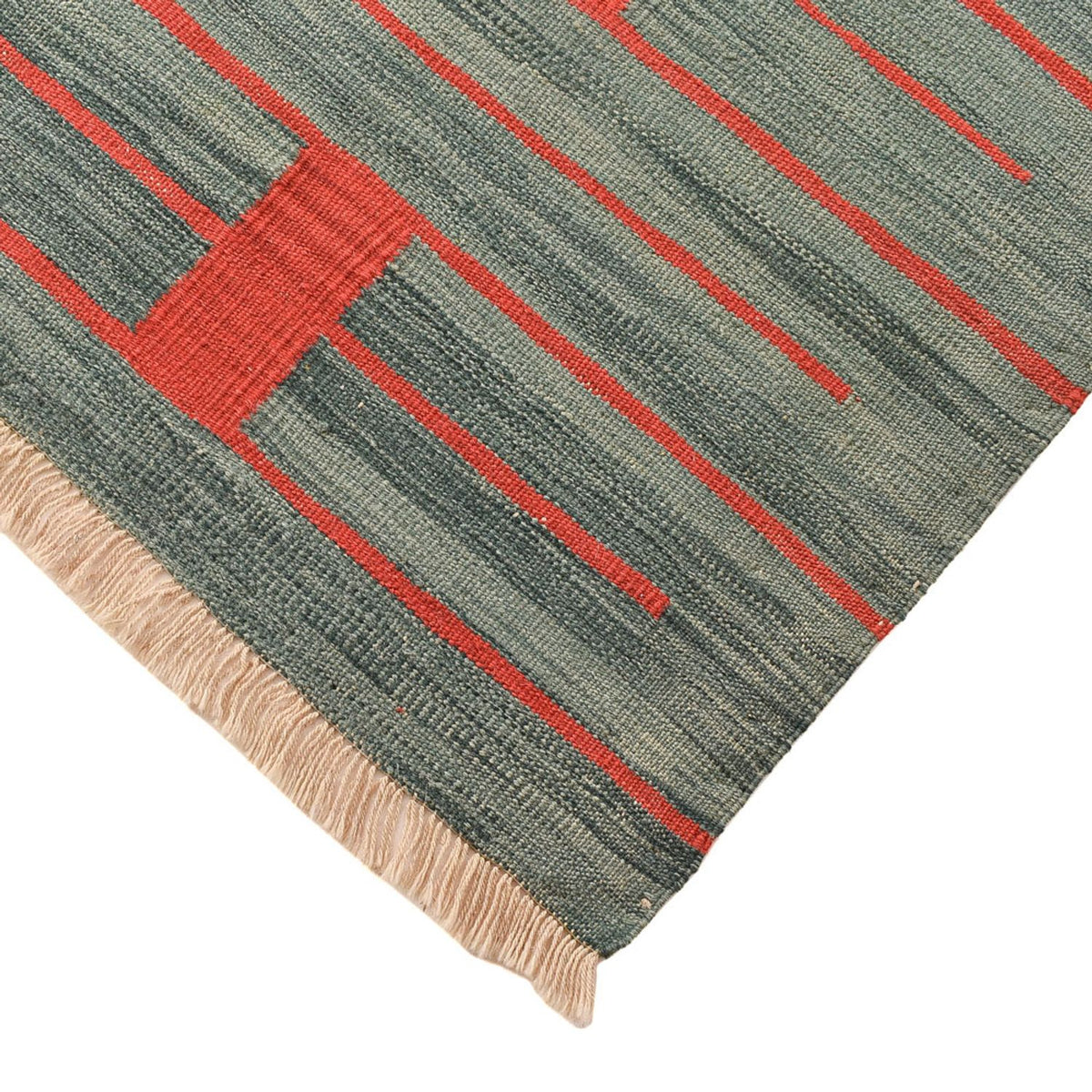 Alfombra Kelim - Tendencia - 291 x 193 cm - multicolor