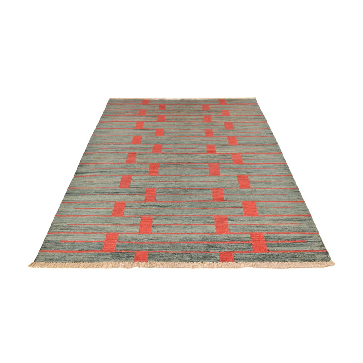 Alfombra Kelim - Tendencia - 291 x 193 cm - multicolor