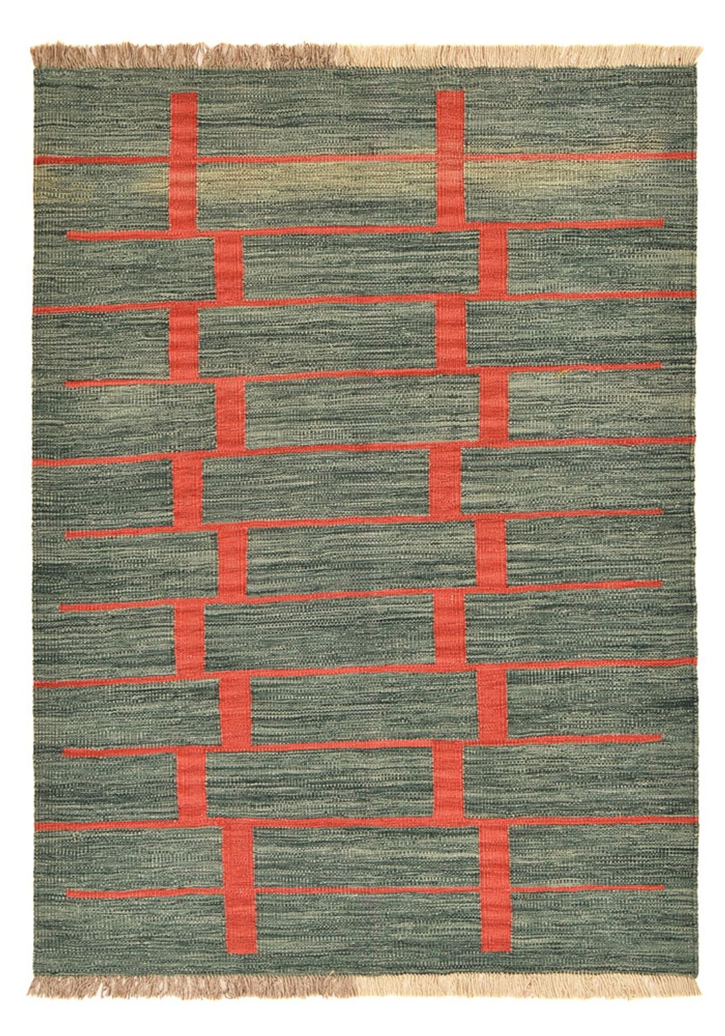 Alfombra Kelim - Tendencia - 171 x 122 cm - multicolor