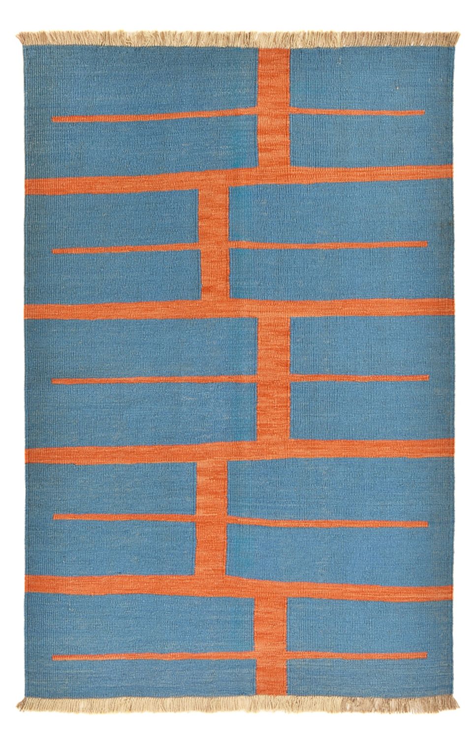 Alfombra Kelim - Tendencia - 185 x 123 cm - multicolor