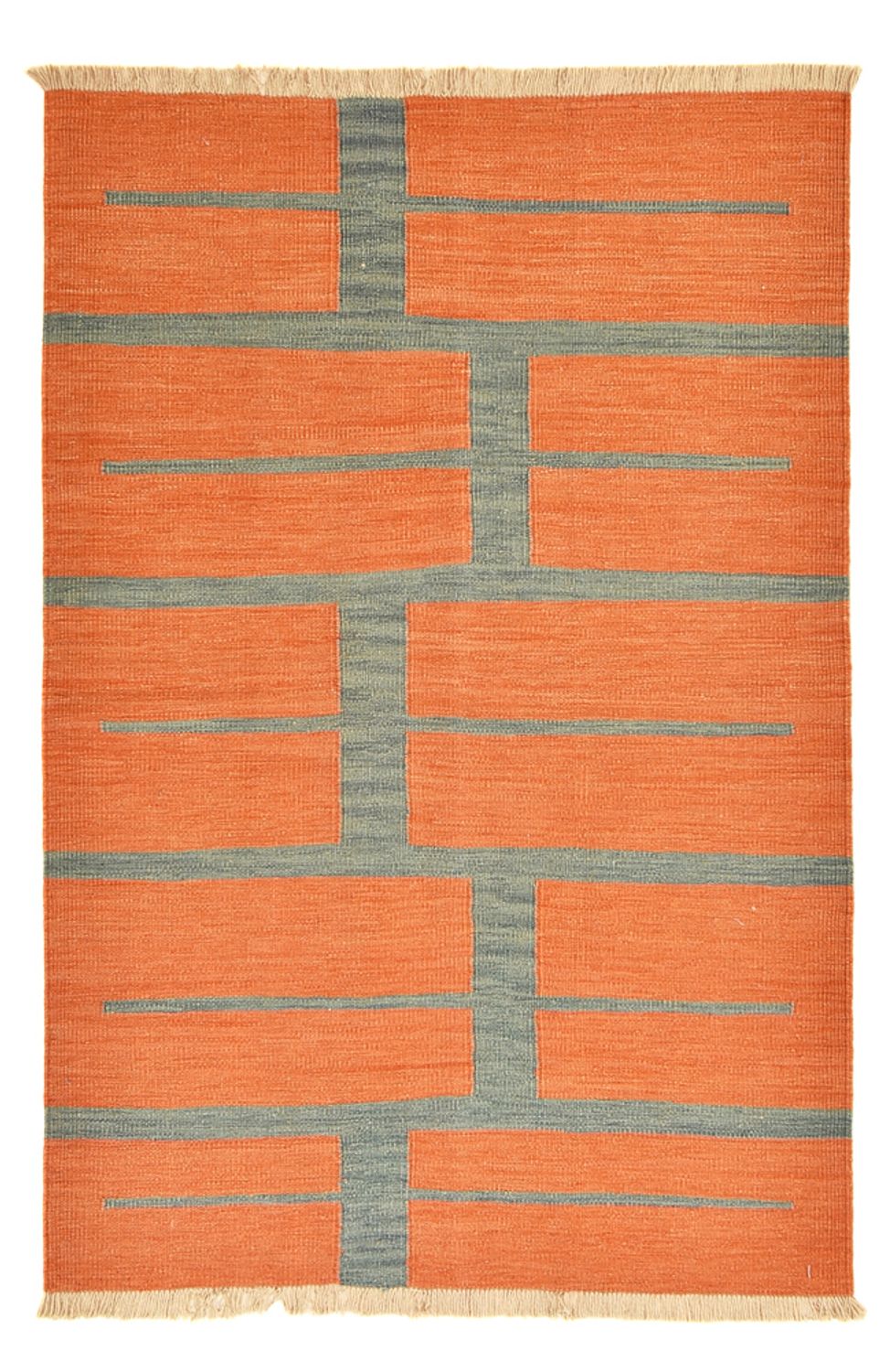 Alfombra Kelim - Tendencia - 182 x 121 cm - multicolor