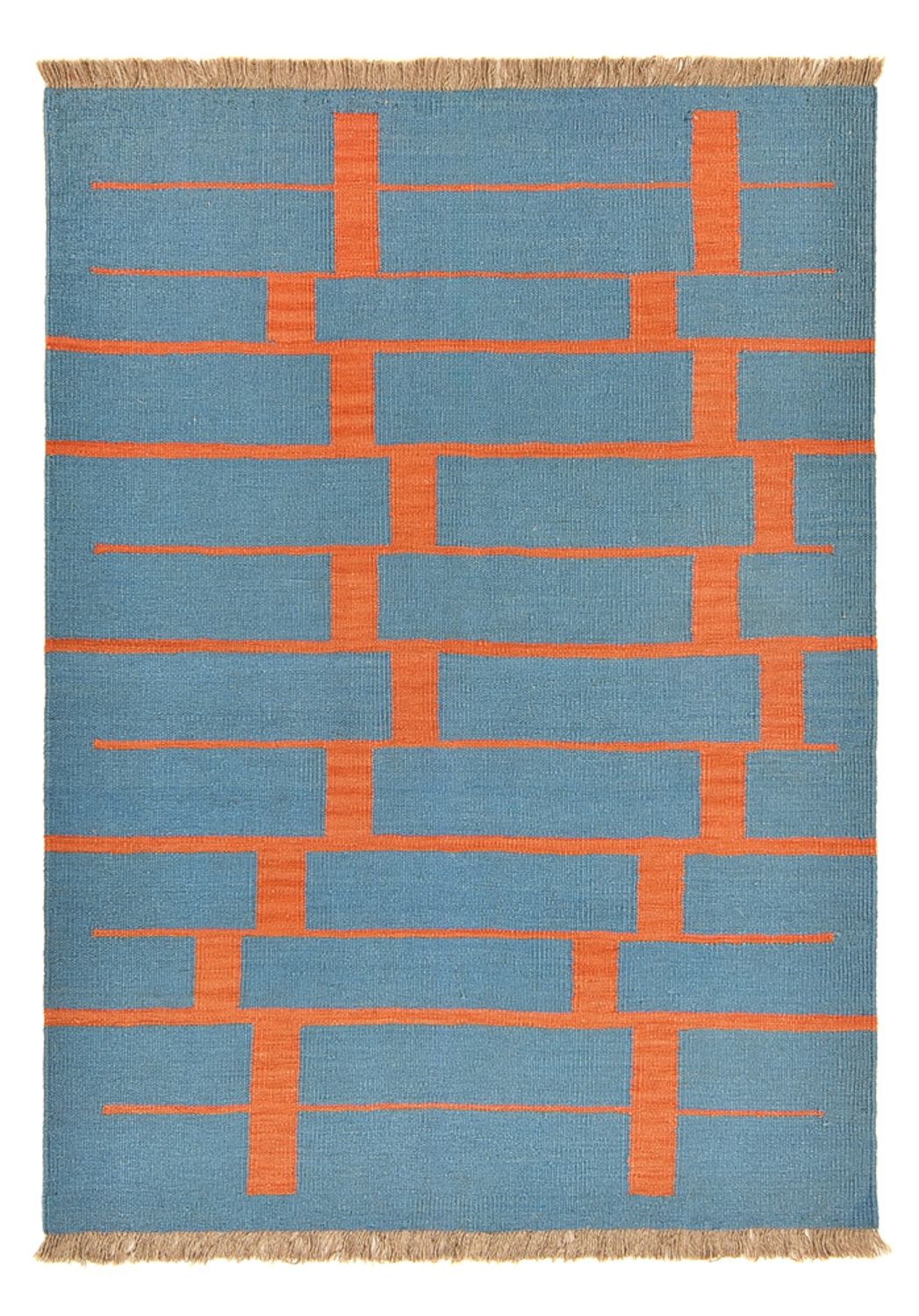 Alfombra Kelim - Tendencia - 170 x 119 cm - multicolor