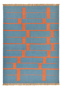Alfombra Kelim - Tendencia - 170 x 119 cm - multicolor
