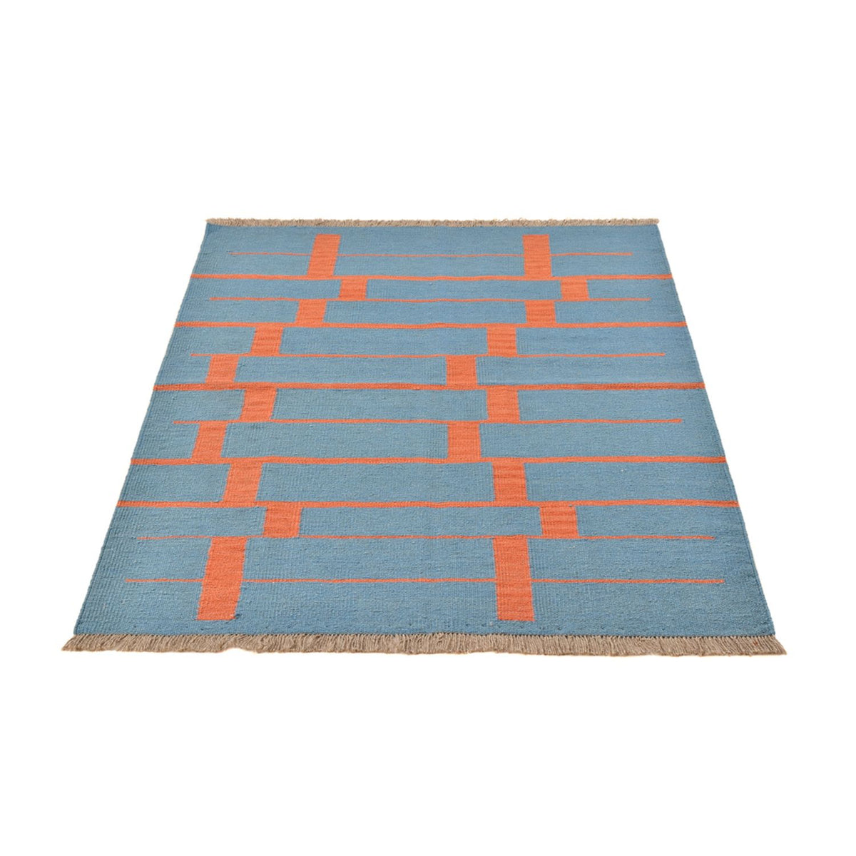 Alfombra Kelim - Tendencia - 170 x 119 cm - multicolor