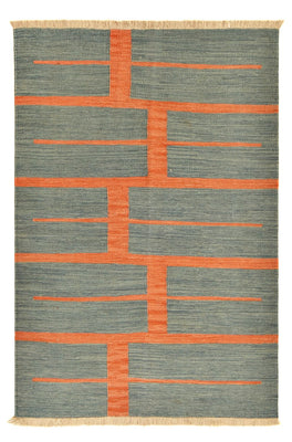 Alfombra Kelim - Tendencia - 185 x 123 cm - multicolor