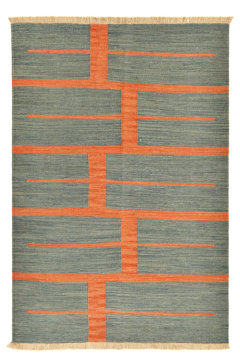 Alfombra Kelim - Tendencia - 185 x 123 cm - multicolor