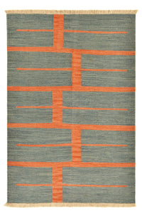 Alfombra Kelim - Tendencia - 185 x 123 cm - multicolor