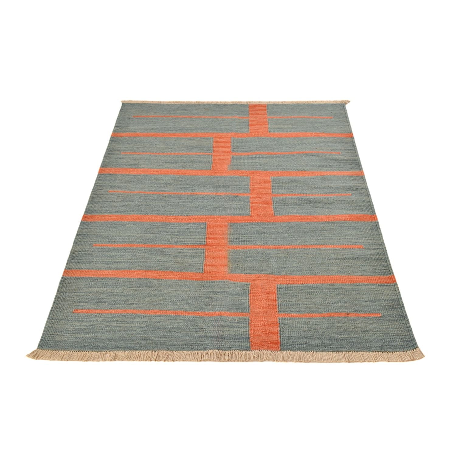 Alfombra Kelim - Tendencia - 185 x 123 cm - multicolor