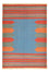 Alfombra Kelim - Tendencia - 200 x 145 cm - multicolor