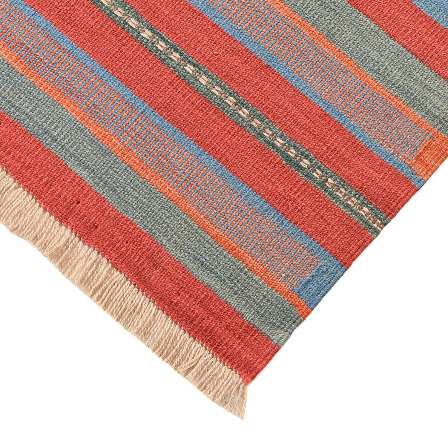 Alfombra Kelim - Tendencia - 200 x 145 cm - multicolor