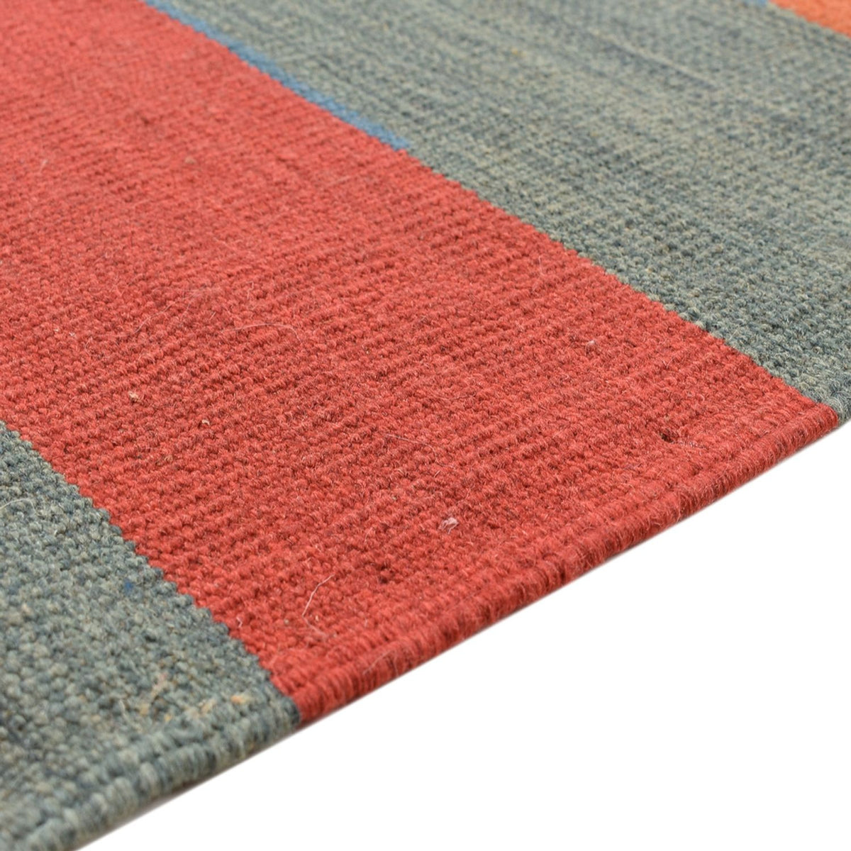 Alfombra Kelim - Tendencia - 200 x 145 cm - multicolor