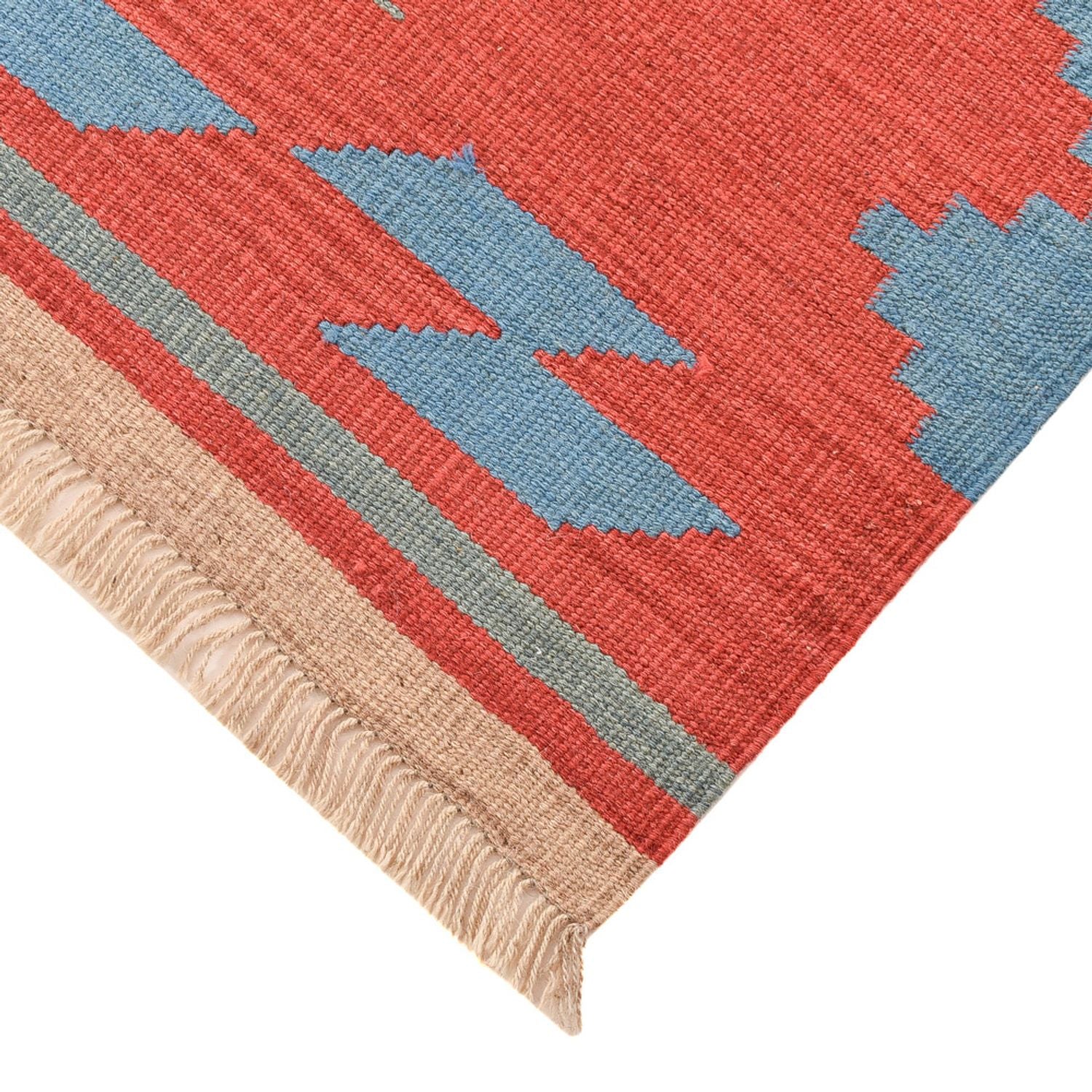 Alfombra Kelim - Tendencia - 189 x 146 cm - multicolor