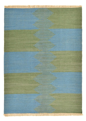 Alfombra Kelim - Tendencia - 198 x 150 cm - multicolor