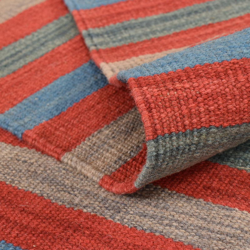 Alfombra Kelim - Tendencia - 203 x 149 cm - multicolor