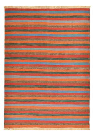 Alfombra Kelim - Tendencia - 200 x 146 cm - multicolor