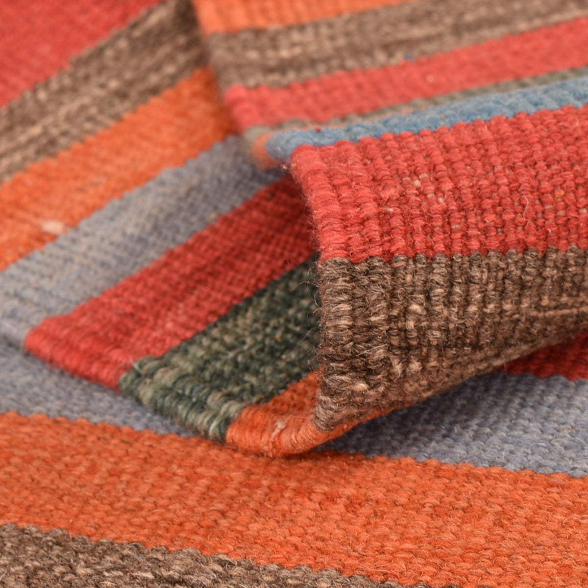 Alfombra Kelim - Tendencia - 200 x 146 cm - multicolor