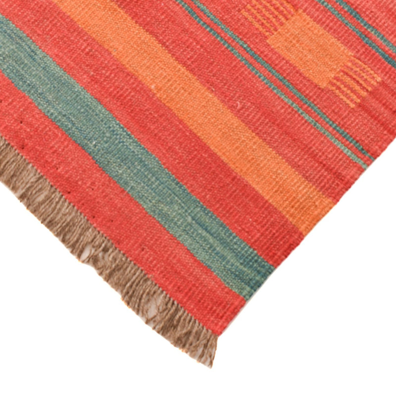 Alfombra Kelim - Tendencia - 203 x 155 cm - multicolor