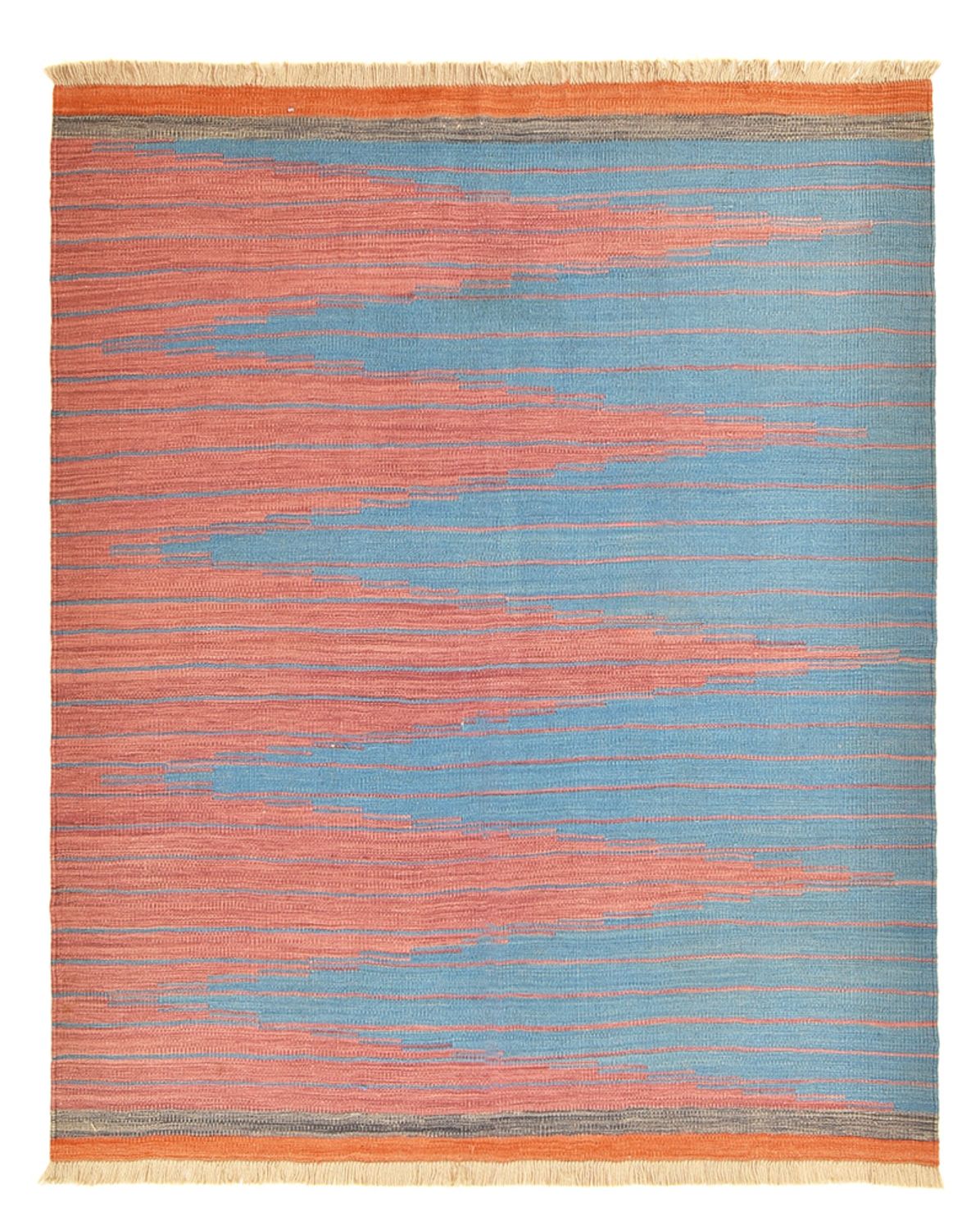 Alfombra Kelim - Tendencia - 188 x 155 cm - multicolor