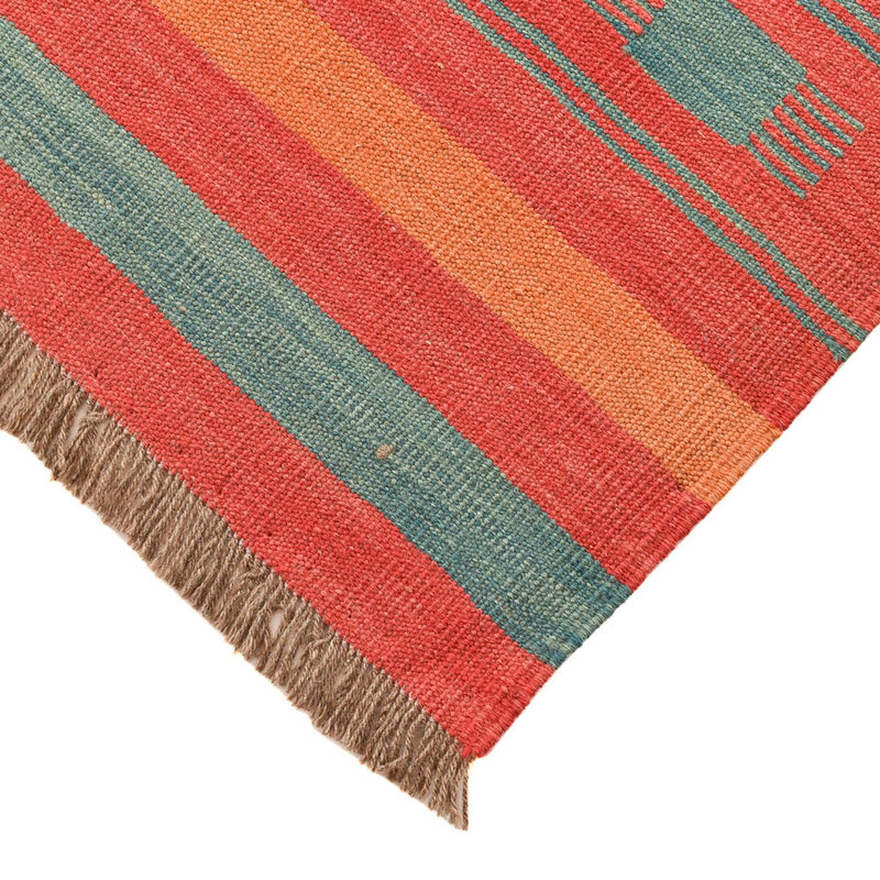 Alfombra Kelim - Tendencia - 201 x 155 cm - multicolor