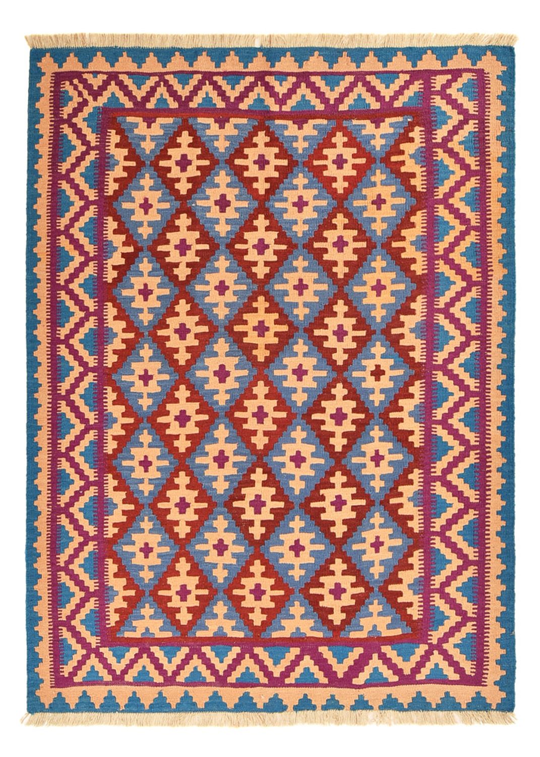 Alfombra Kelim - Oriental - 199 x 151 cm - multicolor