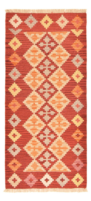 Alfombra de pasillo Alfombra Kelim - Oriental - 188 x 83 cm - multicolor