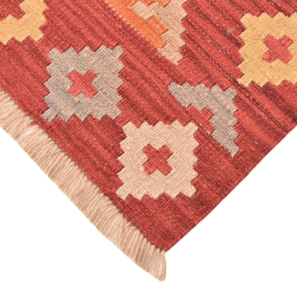 Alfombra de pasillo Alfombra Kelim - Oriental - 188 x 83 cm - multicolor