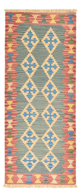 Alfombra de pasillo Alfombra Kelim - Oriental - 190 x 80 cm - multicolor