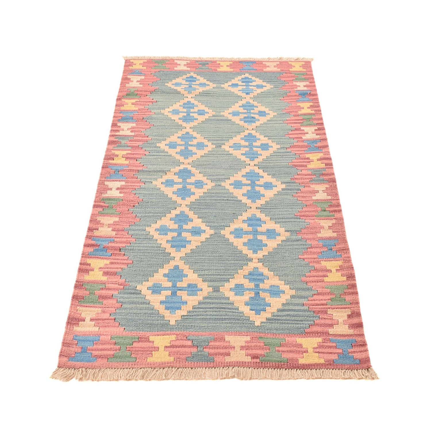 Alfombra de pasillo Alfombra Kelim - Oriental - 190 x 80 cm - multicolor
