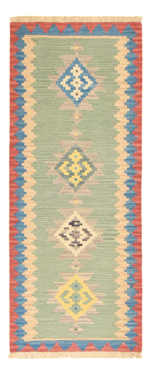 Alfombra de pasillo Alfombra Kelim - Oriental - 204 x 84 cm - multicolor