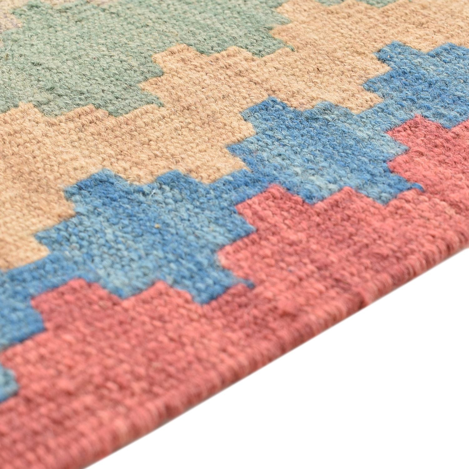 Alfombra de pasillo Alfombra Kelim - Oriental - 204 x 84 cm - multicolor