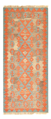 Alfombra de pasillo Alfombra Kelim - Oriental - 196 x 84 cm - multicolor