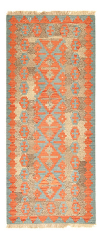 Alfombra de pasillo Alfombra Kelim - Oriental - 196 x 84 cm - multicolor