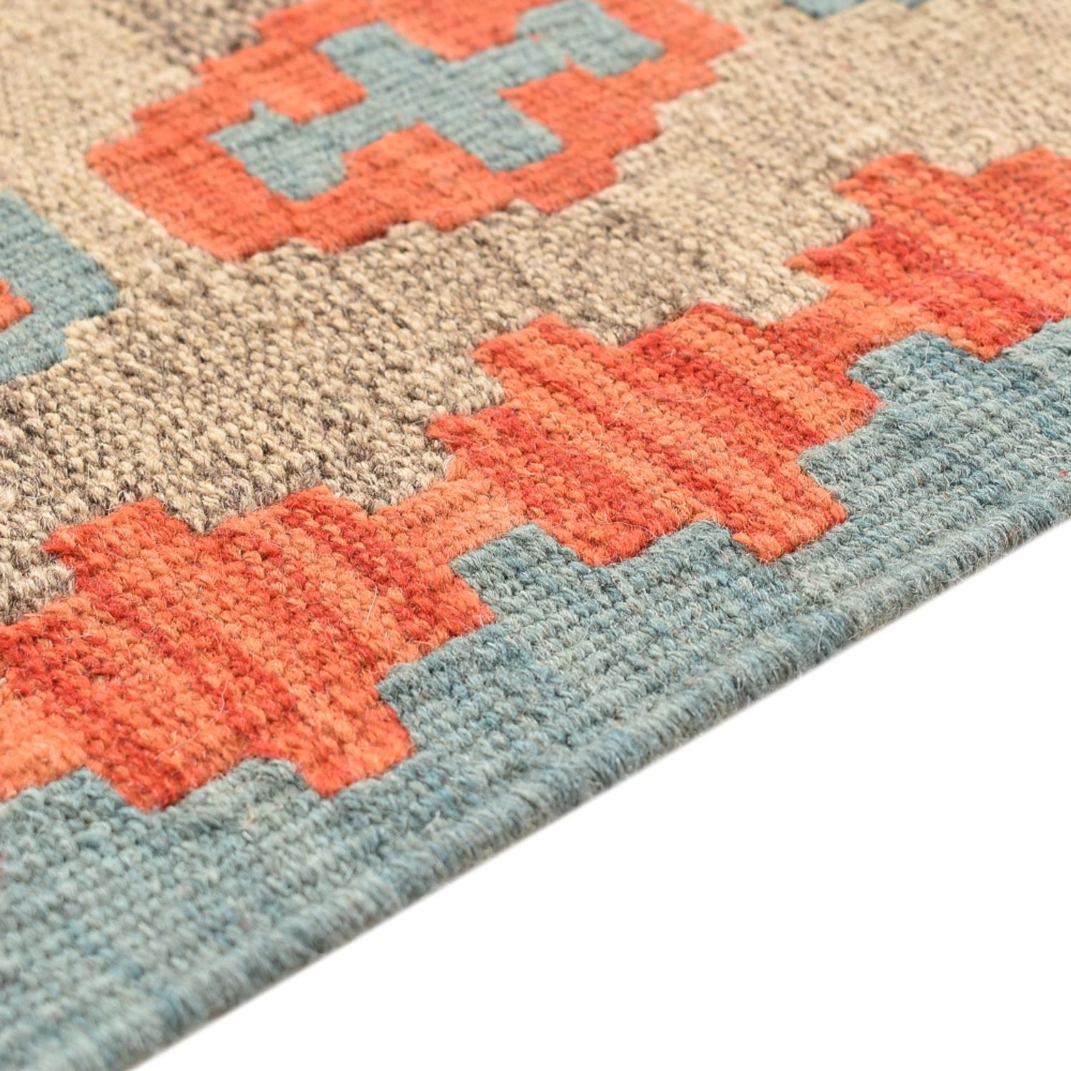 Alfombra de pasillo Alfombra Kelim - Oriental - 196 x 84 cm - multicolor
