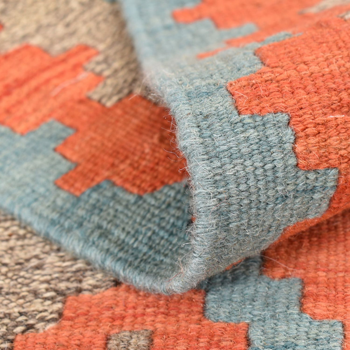 Alfombra de pasillo Alfombra Kelim - Oriental - 196 x 84 cm - multicolor