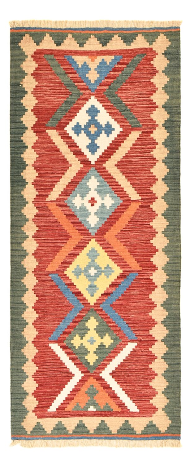 Alfombra de pasillo Alfombra Kelim - Oriental - 213 x 84 cm - multicolor