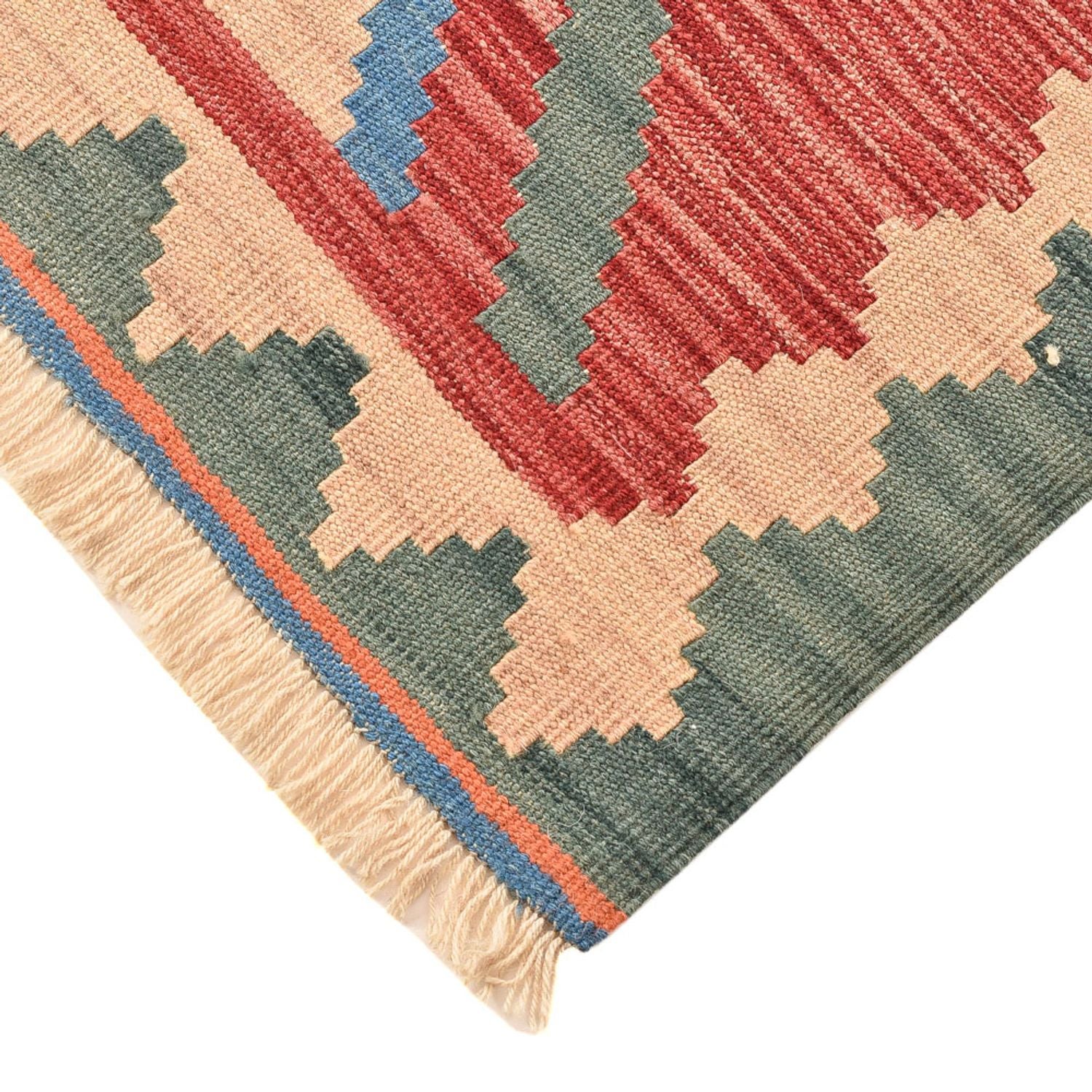 Alfombra de pasillo Alfombra Kelim - Oriental - 213 x 84 cm - multicolor