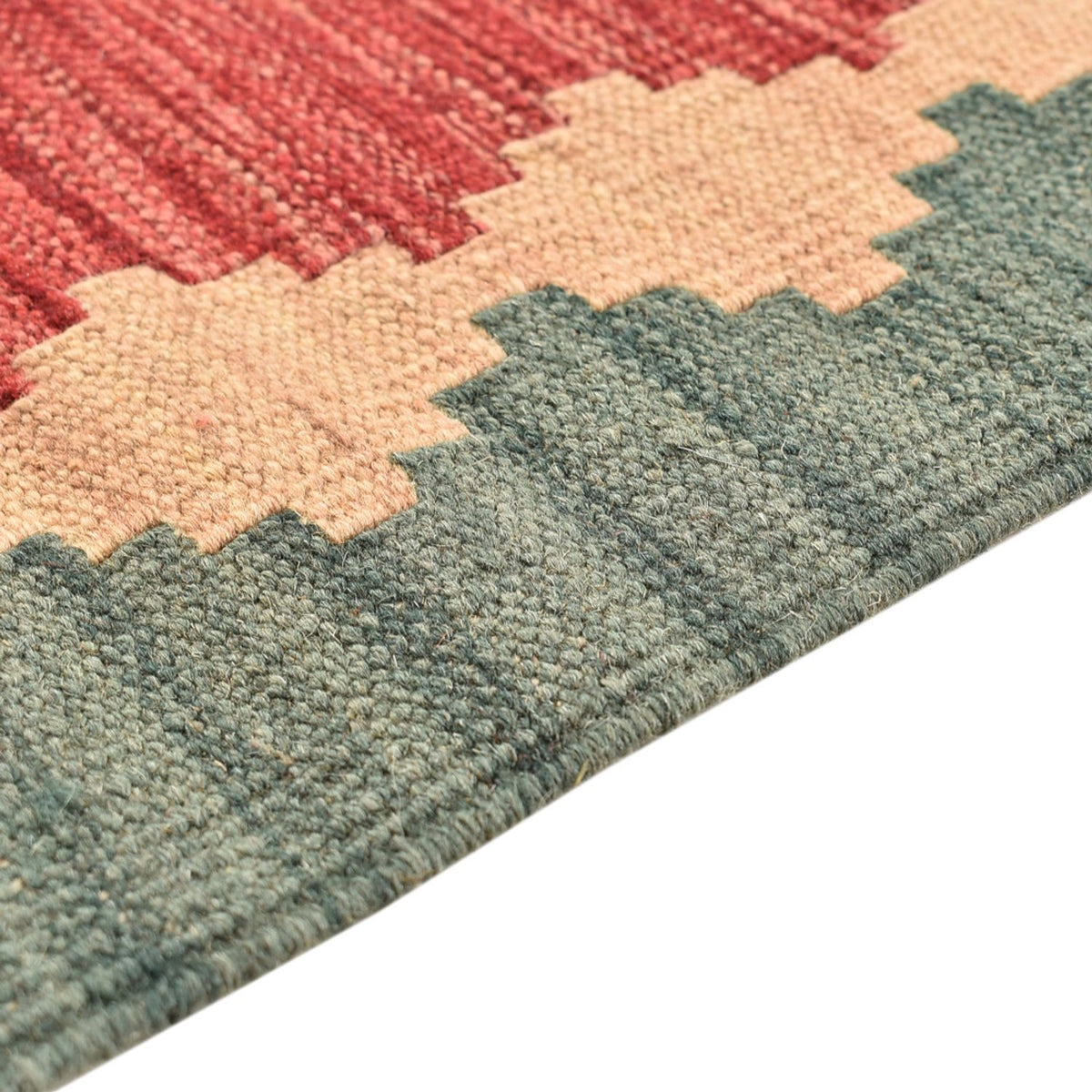 Alfombra de pasillo Alfombra Kelim - Oriental - 213 x 84 cm - multicolor