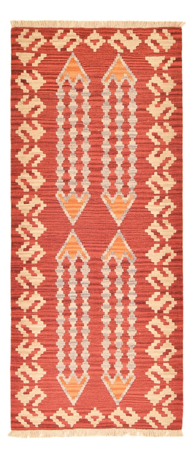 Alfombra de pasillo Alfombra Kelim - Oriental - 200 x 86 cm - multicolor