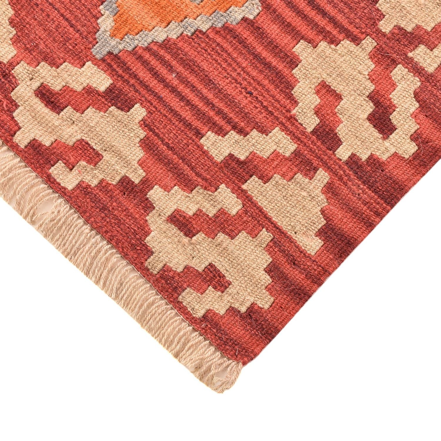 Alfombra de pasillo Alfombra Kelim - Oriental - 200 x 86 cm - multicolor