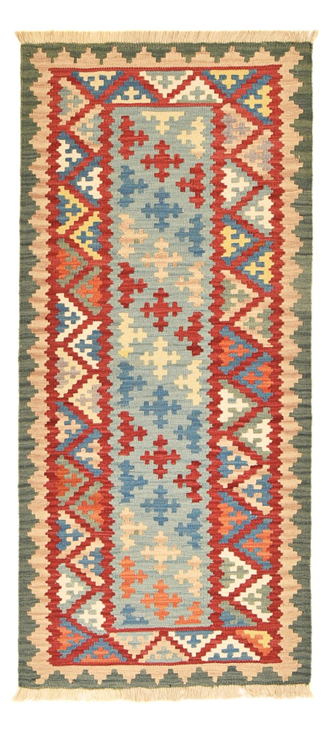 Alfombra de pasillo Alfombra Kelim - Oriental - 194 x 84 cm - multicolor