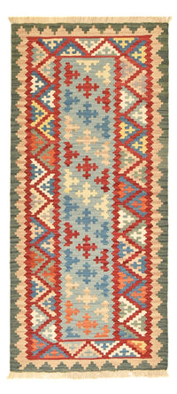 Alfombra de pasillo Alfombra Kelim - Oriental - 194 x 84 cm - multicolor